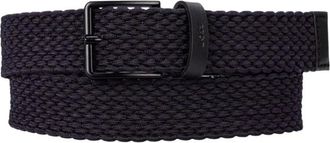 HUGO BOSS Heren, Accessoires, Blauw, Maat: 105 CM Leer