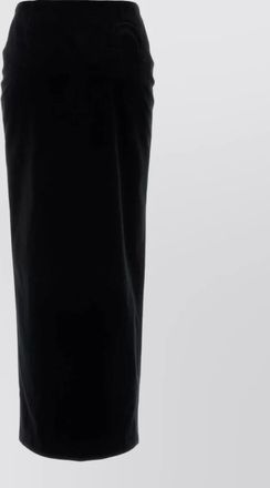 Blaz&eacute; Milano velvet pencil skirt