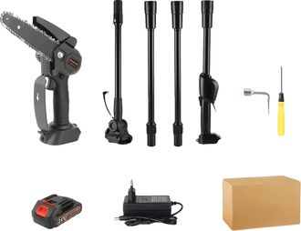 OEM Herramienta De Poda Telesc&oacute;pica Inal&aacute;mbrica, Funcionalidad 2 En 1, Motor Potente, Con 1 Bater&iacute;a, Eu-a