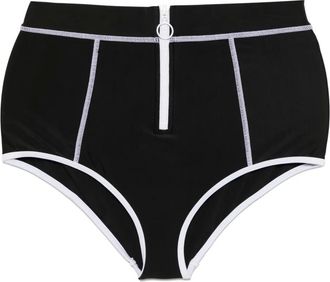 Duskii Slip bikini a vita alta - Nero