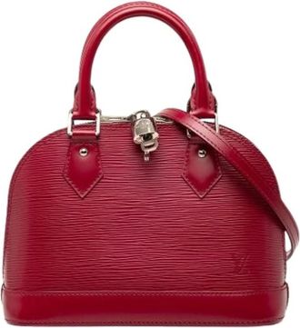 Louis Vuitton Pre-owned Handbags, female, Red, Size: ONE SIZE Pre-owned Alma BB