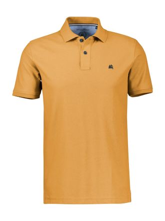 Lerros Poloshirt LERROS Poloshirt, COOL & DRY und Logo-Stitch, Herren, Gr. XXL, dull peach, 60% Baumwolle, 40% Polyester, ohne Ausschnitt, Shirts Poloshirt