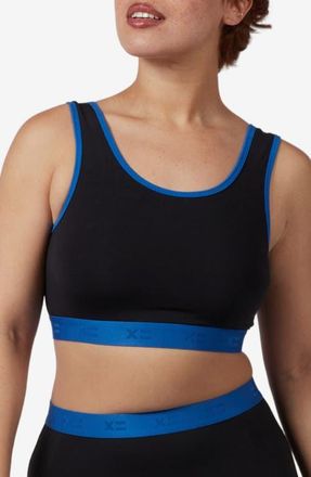 TomboyX Essential Soft Bra in Ink Blue Edge at Nordstrom, Size X-Large