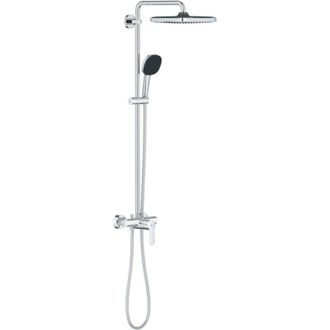 GROHE Columna De Ducha Con Mezclador Monocomando - Ahorro De Agua Grohe Vitalio Comfort 250 - Cromo - 26985001