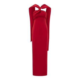 Solace London Maxi Dresses, female, Red, Size: 2XS Rona Sleeveless Maxi Dress