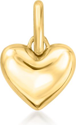RS Pure by Ross-Simons 14kt Yellow Gold Heart Charm