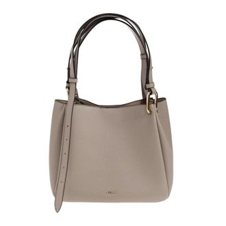 Furla Tassen, Dames, Beige, ONE Size, Leer, Nuvola Medium Bag