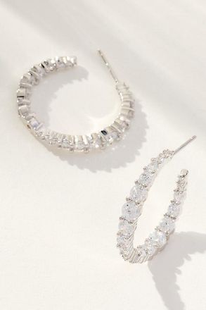 Melinda Maria Oh She Fancy Graduated Hoop Earrings