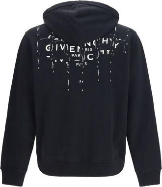 Givenchy Mens Black Cotton Sweatshirt Clothing
