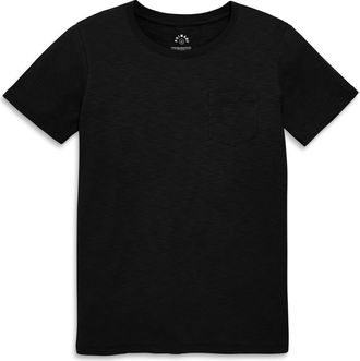 primary Unisex Fit Slub Pocket Tee in Black at Nordstrom, Size Xx-Large