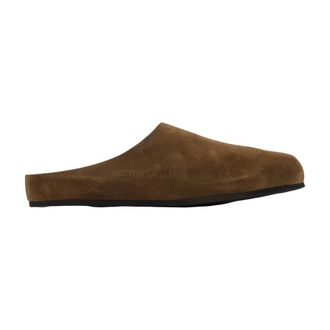 Common Projects Suede Clog - male - Common Projects - Mules - Brown - 6 UK - Shoes