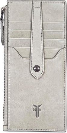 Frye Melissa Snap Card Womens Wallet Coin Purse Willow, Leather