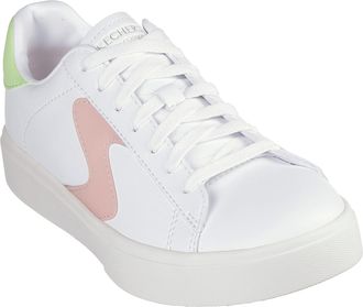 Skechers Womens Eden Lx-top Grade Lace-up Sneakers, White Pink Lime, 7 UK