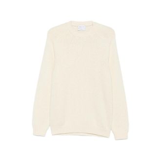 Scaglione Cashmere Crew-Neck Sweater - Beige