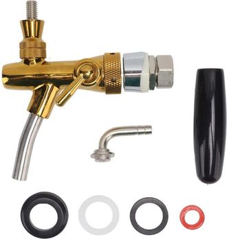 OEM Grifo De Cerveza De Barril Ajustable, V&aacute;stago Ajustable, Cuerpo De Lat&oacute;n, N&uacute;cleo De Acero Inoxidable, Grifo De Cerveza De Barril, Grifo De Cerveza Cha