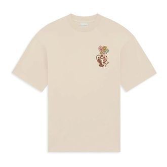 Dr&ocirc;le de Monsieur Vase Havana T-shirt - male - Drole de Monsieur - T-Shirts - Beige - 2XL - Tops