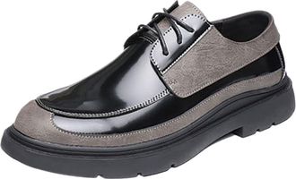 Generic Mens Casual Shoes with Soft Sole Durable Microfiber Upper for Daily Wear and Outdoor Walking(6.5 UK) Black