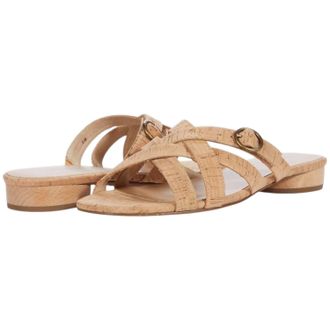 Vaneli Womens Brogan Slide Sandal In Natural Cork
