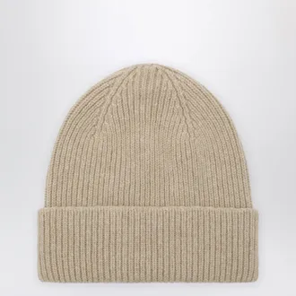 Le Bonnet Beanie in lana e caregora color Sand