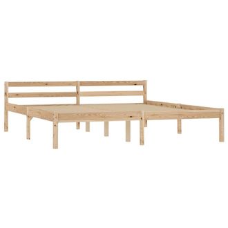 vidaXL Estructura De Cama Sin Colch&oacute;n Madera Maciza De Pino 160x200 Cm Vidaxl