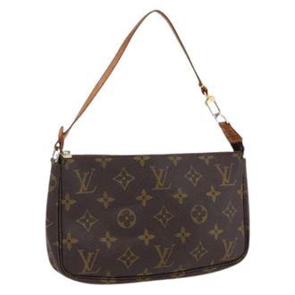 Louis Vuitton Pre-owned Shoulder Bags, female, Brown, Size: ONE SIZE Pre-owned Canvas Shoulder Bag