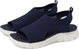 Skechers Womens Flex Appeal 4.0 Sneaker, Navy Textured Jersey, 6 UK