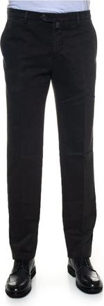 Kiton Chino - Heren - Slim Fit Broeken - Zwart - W32 - Katoen - Broeken