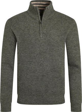 Weird Fish Heren Helmsdale Eco Half-Zip Trui (Lichte Denim)