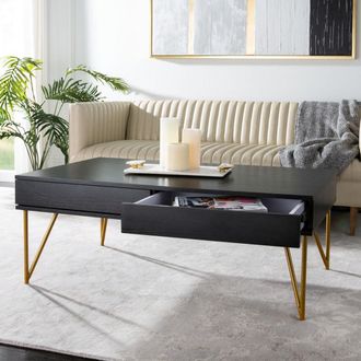 Safavieh Pine Two Drawer Coffee Table