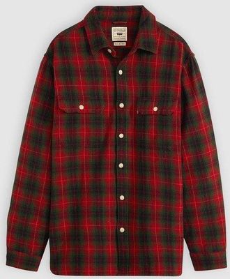Levi's Jackson Worker Calvin Plaid Rhythmic Red