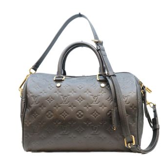 Louis Vuitton Black Monogram Empreinte Boston Bag (Pre-Owned)