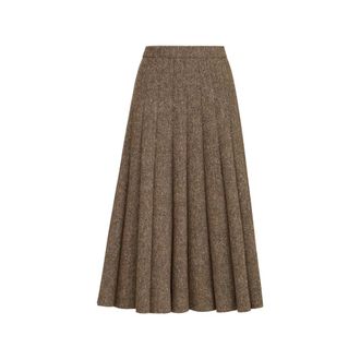 Brunello Cucinelli Donna, Gonne, Marrone, M, new