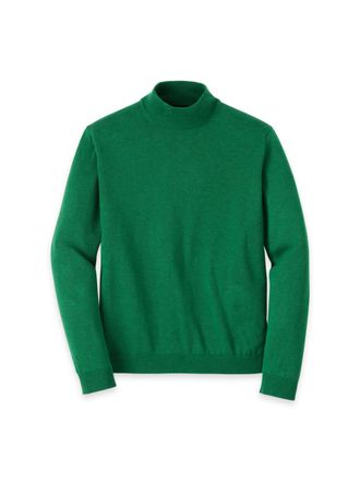 Paul Fredrick Supima Cotton Mock Neck Sweater