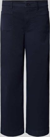 Lauren Ralph Lauren Regular Fit Culotte aus Baumwoll-Mix in Dunkelblau, Größe 36