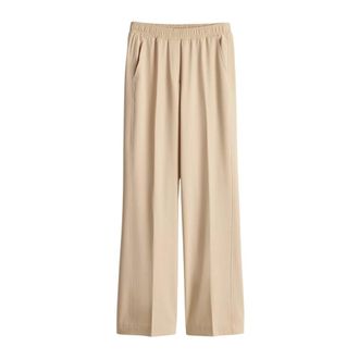 OPUS Wijde broek - Dames - Broeken - Beige - Maat: S