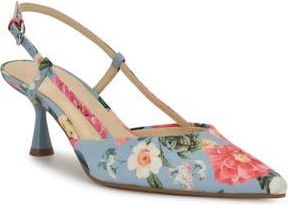 Nine West Rowen Slingback Pump in Summer Blossom at Nordstrom Rack, Size 5.5