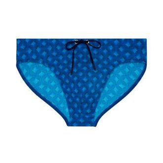 HOM Trinacria Swim Mini Briefs in Navy Print at Nordstrom, Size Xx-Large