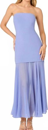 Astr Lizet Dress In Periwinkle