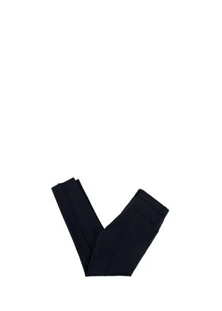 The Row Black Fine Wool-Silk Cigarette Pants Size XXS