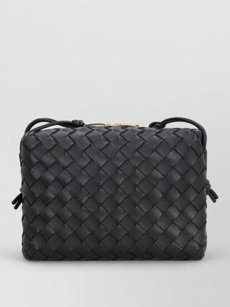 Bottega Veneta small shoulder bag intreccio leather knots