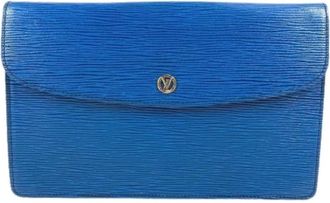 Louis Vuitton Pre-owned Clutches, female, Blue, Size: ONE SIZE Pre-owned Vintage Clutch bag