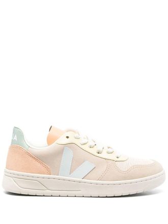 Veja V-10 su&egrave;de sneakers - Beige