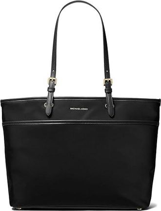 Michael Kors Winston Large Top Zip Function Tote Tote Handbags Black, Nylon/Polyester