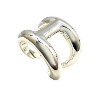Herm&egrave;s Silver Silver 925 Band Ring (Pre-Owned)