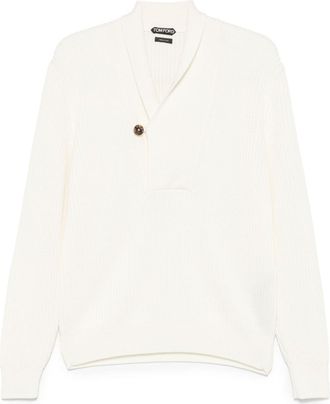 Tom Ford Ribbed-Knit Sweater - Mens - Silk/Wool