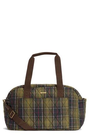 Barbour Wetherham Tartan Quilted Travel Bag in Classic Tartan at Nordstrom