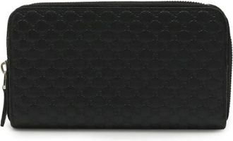 Gucci Pre-owned Wallets, female, Black, Size: ONE SIZE Pre-owned Leather Wallet