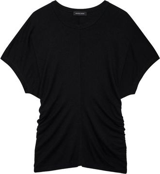 Anine Bing Zadig Draped-effect T-shirt