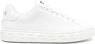 Versace Sneakers, female, White, Size: 6 US White Sneakers with Greca Outsole Detailing