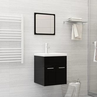 Berkfield Home Built-in Basin with Faucet 42x39x18 cm Ceramic White | Size: 42 x 39 x 18 cm